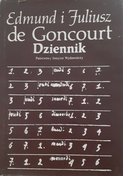 E. i J. de Goncourt Dziennik PIW 1988