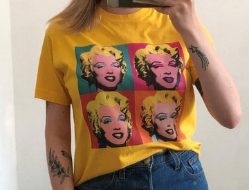 T-shirt koszulka nadruk Andy Warhol Marilyn Monroe