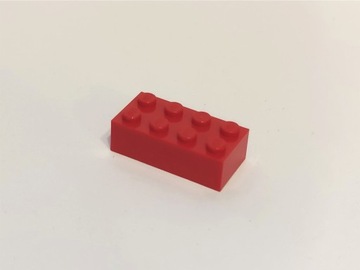 5 sztuk Lego Klocek 1x8 Czerwony 3008 Poznań