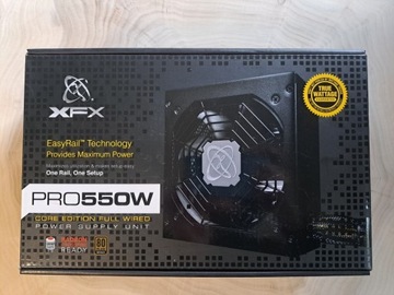 Zasilacz XFX PRO 550W Core edition full wired 