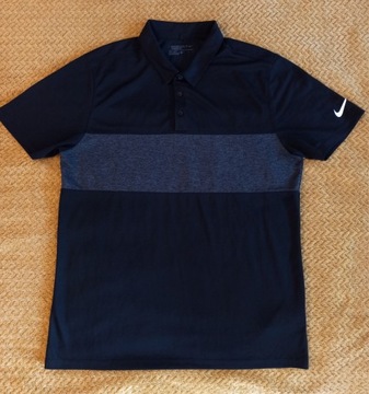 Koszulka Polo Golf Nike L bluzka t-shirt czarna 