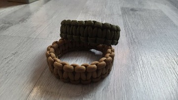 Bransoletka survivalowa paracord. Hand made 