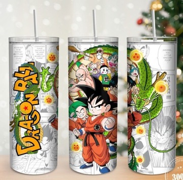 Kubek termiczny stalowy z nadrukiem Dragon Ball 