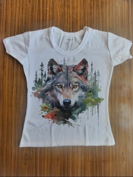 Koszulka Wolf in Forest.