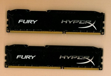 Pamięć HyperX Fury 2 x 8 GB - DDR3 - HX318C10FB/8