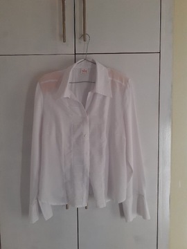 Biała koszula damska, r.XL