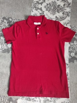 abercrombie kids polo czerwone r 11/12 L 