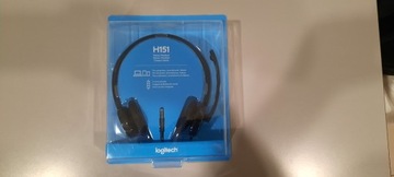 Słuchawki przewodowe Logitech H151 Headset + mik.