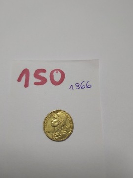 Moneta Francja 5 centymów, 1966-2001