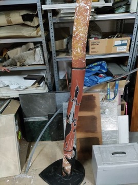 Didgeridoo australijskie ze stojakiem 