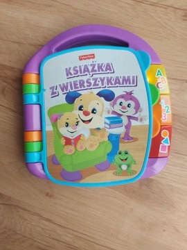 Książka z wierszykami interaktywna Fisher Price