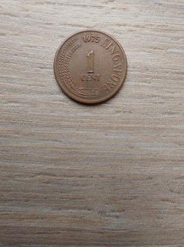 Singapur 1 cent 1975 stan II