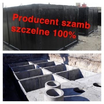 Szamba betonowe Szczecin zbiornik deszczówkę 8m3