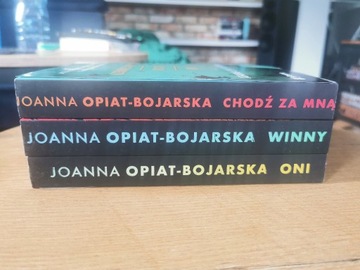 Opiat-Bojarska 3 thrillery dedykacja autograf nowe