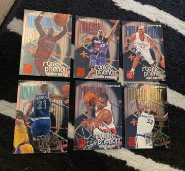 Unikalne karty NBA Hot Packs Rookie Phenom 1996