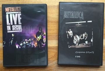 METALLICA 3x DVD. Live In Seoul. Cunning Stunts. 
