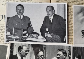 Zigarettenbilder Adolf Hitler Józef Beck wklejki