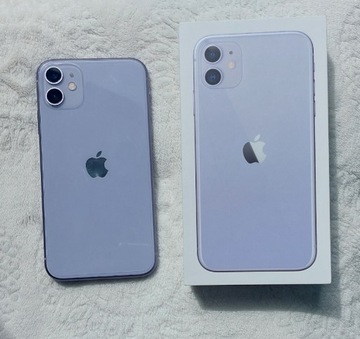 iphone 11 128gb purple stan idealny 