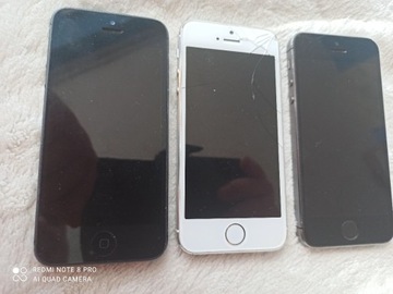 iPhone 5 i 5s 3szt na części lub do naprawy