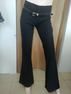 Spodnie dzwony vintage tall M wysoki stan C&A