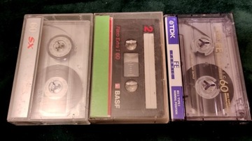3 kasety audio - do nagrania