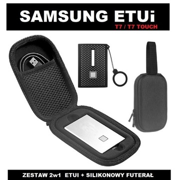 etui SSD T7 i T7 TOUCH + silikon ZESTAW 2w1