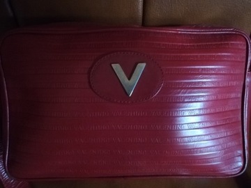 Mario Valentino włoska czerwona torebka oryginalna