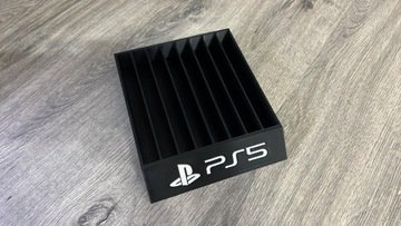 Podstawka segregator do gier PS4 PS5 drukowana 3D