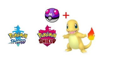 Pokemon Sword/Shield Shiny Charmander +Master Ball