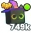 15x Witch Cat Rainbow 749k Pet simulator 99