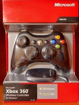 Microsoft Xbox 360 Wireless Pad + Adapter PC