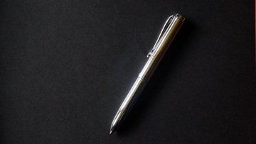 metalowy minidługopis czarny-czerwony HARMEL