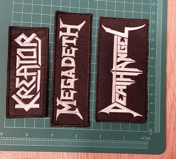 Naszywki thrash metal Kreator Death Angel Megadeth