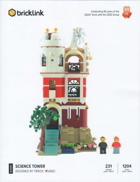 LEGO BL19007 - Science Tower BrickLink NOWY MISB