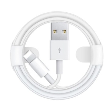 Kabel LIGHTNING 2m biały iPhone iPad iPod AirPods 