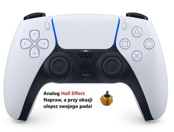 Wymiana analogów pad PS5 PS4 Xbox efekt Halla