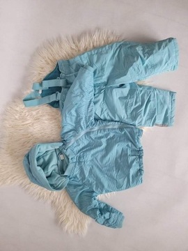 Komplet zimowy H&M kurtka i spodnie  12-18m