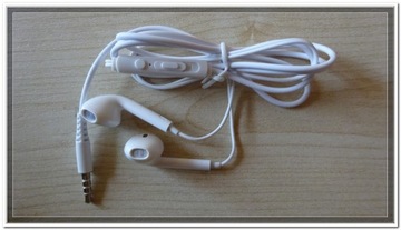 Słuchawki przewodowe minijack 3,5 mm douszne