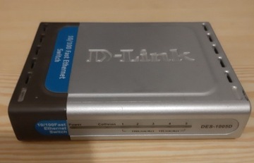 Swich D-LINK DES-1005D + zasilacz