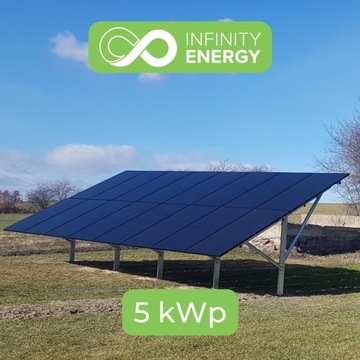 Elektrownia słoneczna 5 kW grunt naziemna montaż