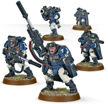 Kill Team Space Marine Scouts with Sniper rifles