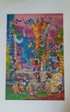 Puzzle Trefl 600 Secret Castle kompletne stare