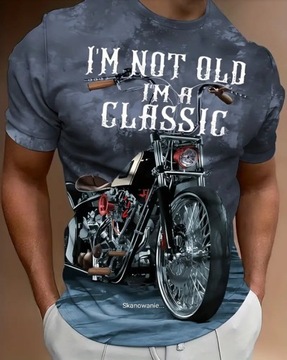 T-shirt z nadrukiem Im not Old XL