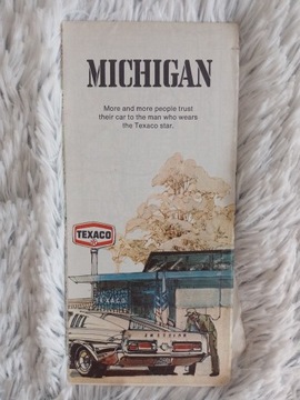 MICHIGAN Texaco map (chyba z lat 80)