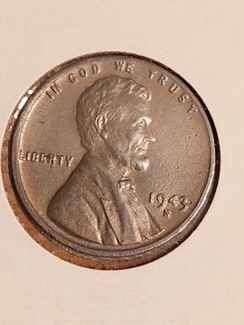 Moneta 1 cent Lincoln 1943 s