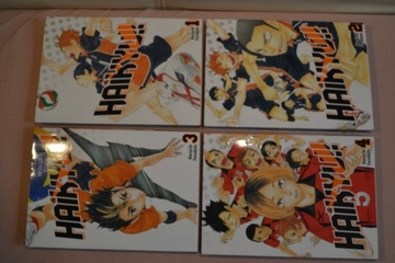 Haikyu !! tomy 1, 2, 3 i 4 Manga Haruichi Furudate