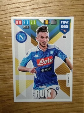 KARTA FIFA 365 2020 PANINI Ruiz nr 277 Napoli