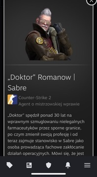 Skin CS2 „Doktor” Romanow | Sabre