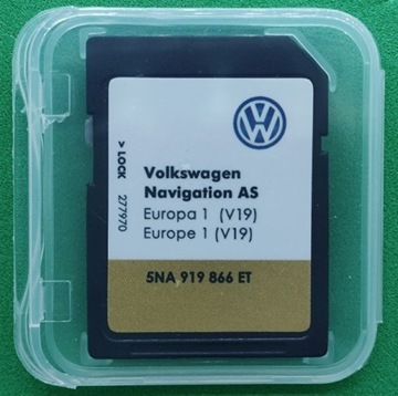 Karta SD z mapą EU dla VW MIB2 AS 2024/2025