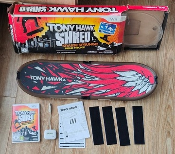 gra Nintendo Wii Tony Hawk Shred + deskorolka